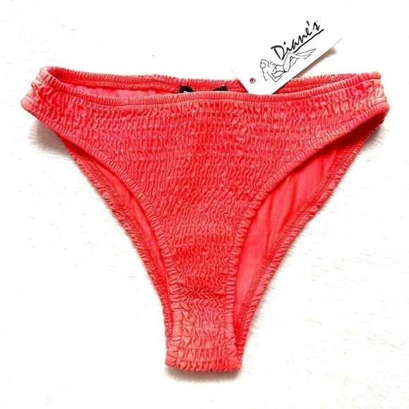 Rehab LAB Other - 🔴 5 for $10 Rehab LAB Orange Ruched High Cut Swim Bottom Size S